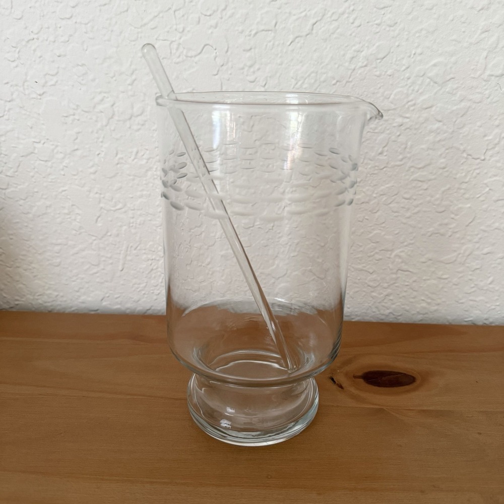 Vintage Barware Heritage Martini Cocktail Mixing Pitcher and Stirrer MCM Gift